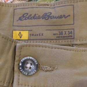 Eddie Bauer Travex Men’s Horizon Guide Stretch Khaki Chino Pants size 38X34